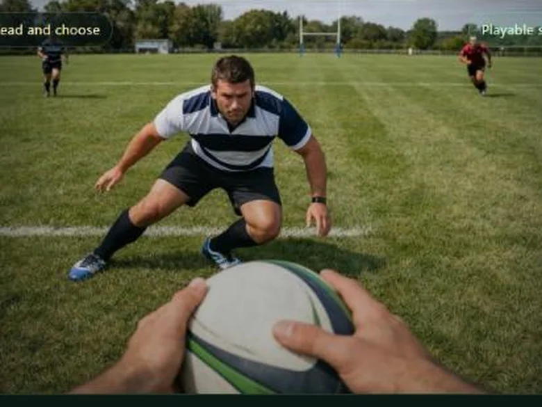 March 2026 trainer: a still image of a defender seen from the ball carrier's point of view